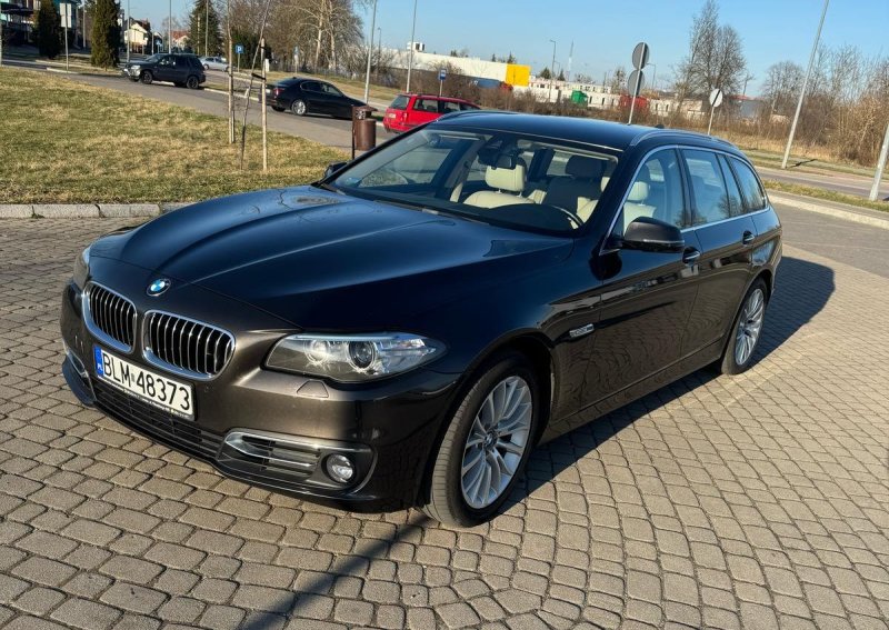 BMW Seria 5 520d xDrive Luxury Line, Polski salon,